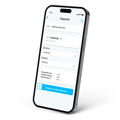 MiFinity ewallet evoucher dashboard