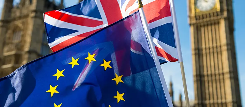 UK and Europe Flags