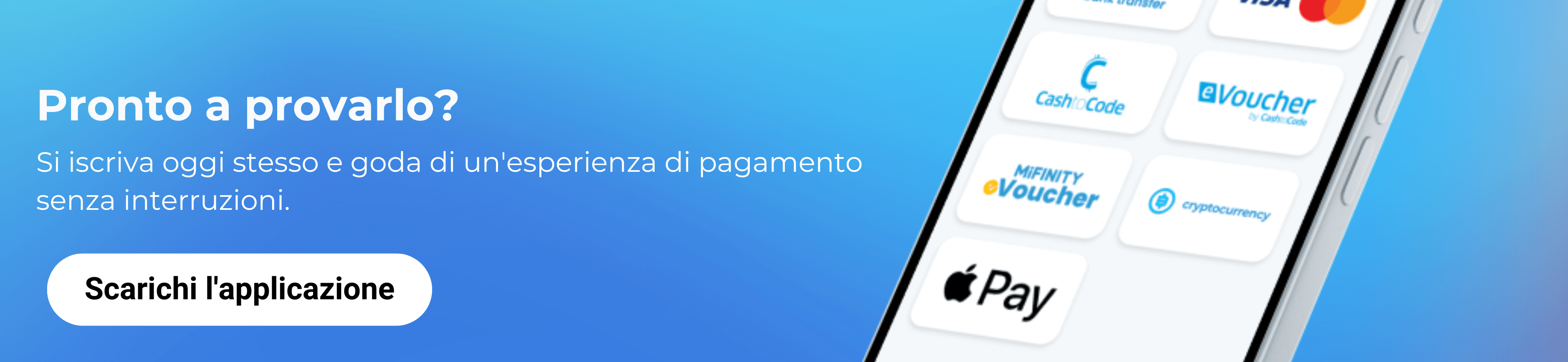 Apple Pay Frame Footer Italian