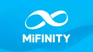MIFinity Logo Blue Bck